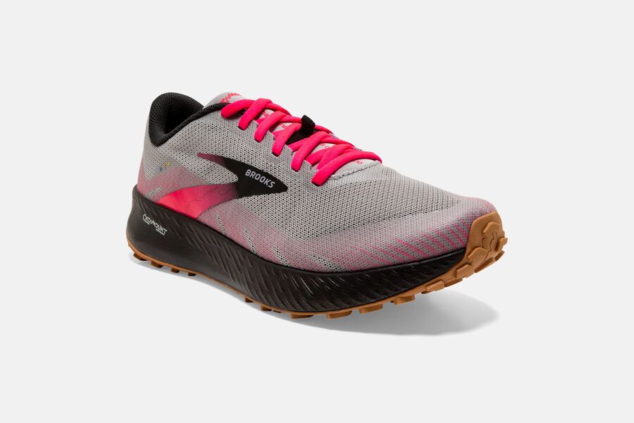 Brooks Running Shoes Womens Navy/Pink - Catamount Trail - 3810-HZECR